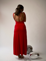 Bitter Hearts Red Long Dress