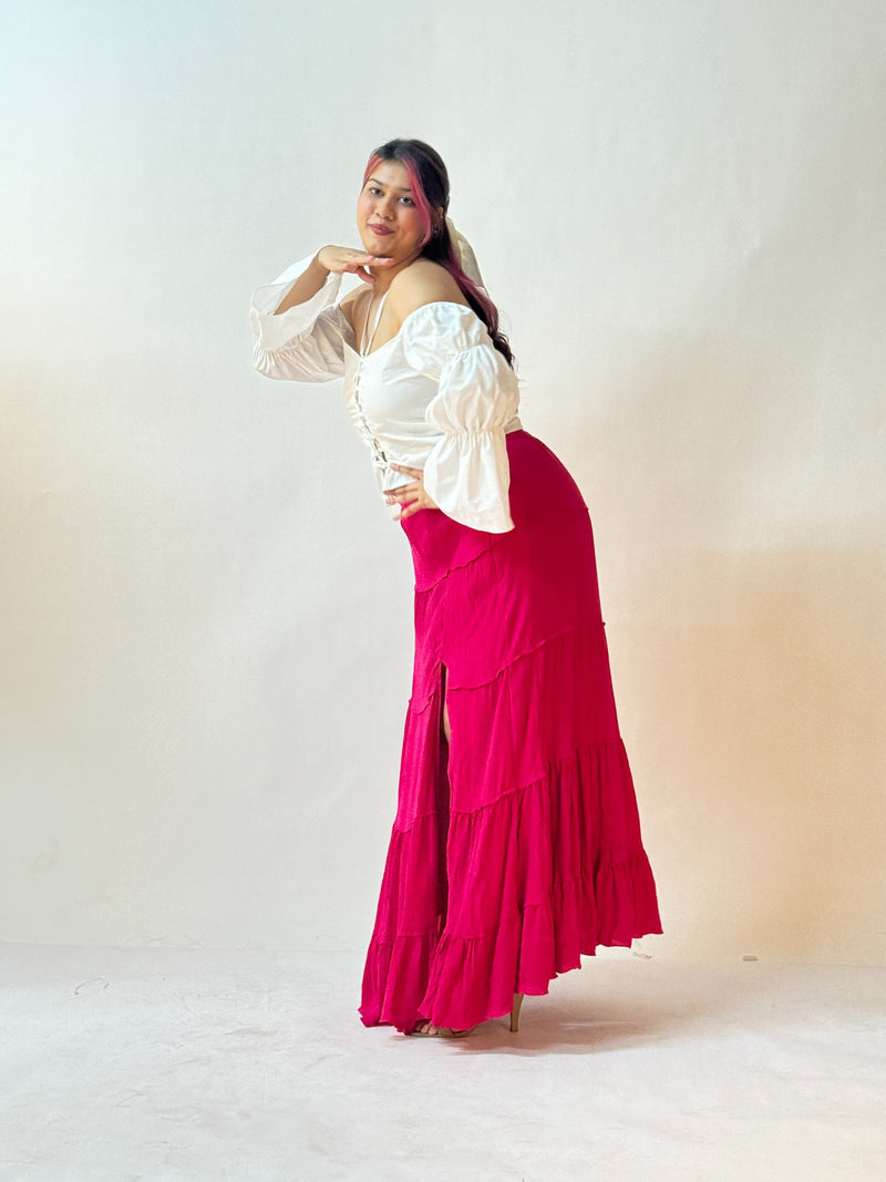 Emily Pink Maxi Skirt