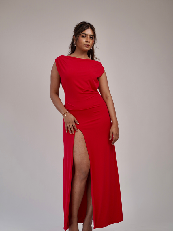 Bitter Hearts Red Long Dress