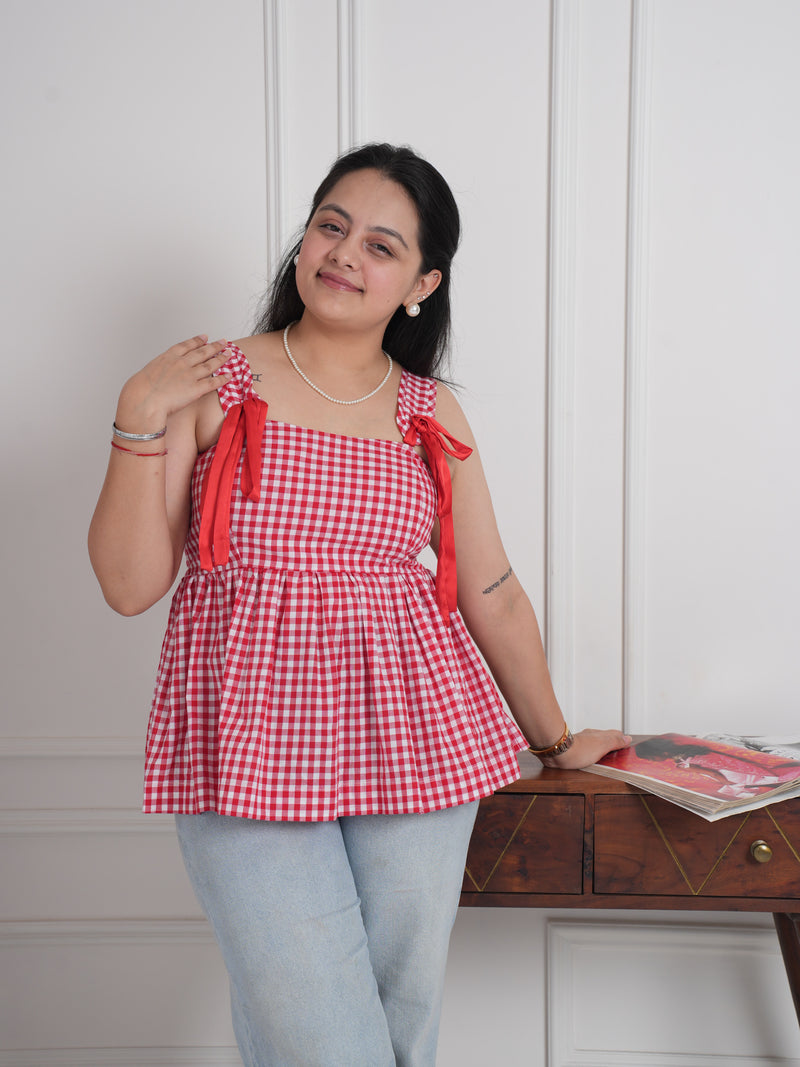 Candy Cane Charm Top