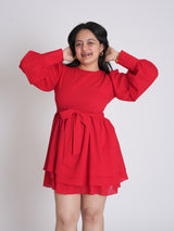 The Bow-tied Red Dress XXS